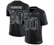 Men's Carolina Panthers #30 Chuba Hubbard Black F.U.S.E. 2026 Salute to Service Limited Football Stitched Jersey Men's Carolina Panthers #30 Chuba Hubbard Black F.U.S.E. 2026 Salute to Service Limited Football Stitched Jersey