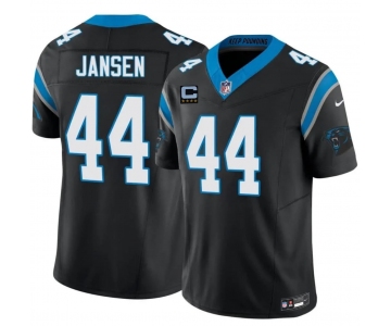 Men's Carolina Panthers #44 J. J. Jansen Black 2026 F.U.S.E. 4-Star C Patch Vapor Limited Football Stitched Jersey
