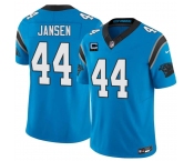 Men's Carolina Panthers #44 J. J. Jansen Blue 2026 F.U.S.E. 4-Star C Patch Vapor Limited Football Stitched Jersey Men's Carolina Panthers #44 J. J. Jansen Blue 2026 F.U.S.E. 4-Star C Patch Vapor Limited Football Stitched Jersey