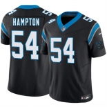 Men's Carolina Panthers #54 Nick Hampton Black 2026 F.U.S.E. Vapor Limited Football Stitched Jersey Men's Carolina Panthers #54 Nick Hampton Black 2026 F.U.S.E. Vapor Limited Football Stitched Jersey