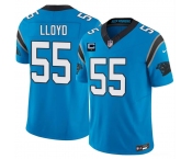 Men's Carolina Panthers #55 Devin Lloyd Blue 2026 F.U.S.E. 1-Star C Patch Vapor Limited Football Stitched Jersey Men's Carolina Panthers #55 Devin Lloyd Blue 2026 F.U.S.E. 1-Star C Patch Vapor Limited Football Stitched Jersey