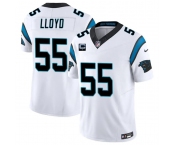 Men's Carolina Panthers #55 Devin Lloyd White 2026 F.U.S.E. 1-Star C Patch Vapor Limited Football Stitched Jersey Men's Carolina Panthers #55 Devin Lloyd White 2026 F.U.S.E. 1-Star C Patch Vapor Limited Football Stitched Jersey