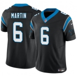 Men's Carolina Panthers #6 Sam Martin Black 2025 F.U.S.E. Vapor Limited Football Stitched Jersey