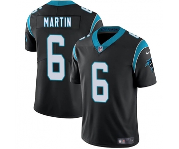 Men's Carolina Panthers #6 Sam Martin Black 2025 Vapor Limited Football Stitched Jersey