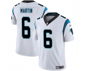Men's Carolina Panthers #6 Sam Martin White 2025 Vapor Limited Football Stitched Jersey