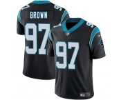 Men's Carolina Panthers #97 Bobby Brown Black 2025 Vapor Limited Football Stitched Jersey