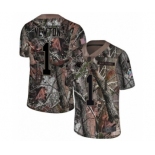Men's Nike Carolina Panthers #1 Cam Newton Camo Rush Realtree Limited NFL Jersey