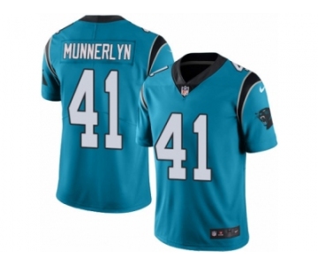Men's Nike Carolina Panthers #41 Captain Munnerlyn Limited Blue Rush NFL Jersey