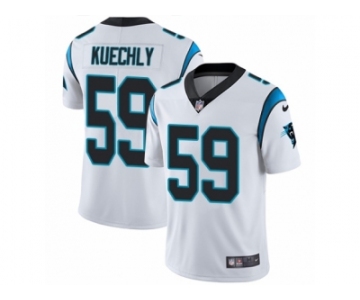 Men's Nike Carolina Panthers #59 Luke Kuechly Vapor Untouchable Limited White NFL Jersey