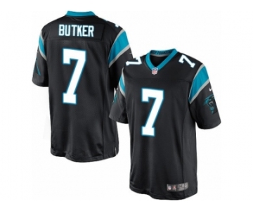 Men's Nike Carolina Panthers #7 Harrison Butker Limited Black Team Color NFL Jersey