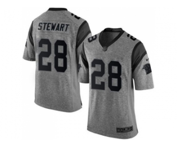 Nike Carolina Panthers #28 Jonathan Stewart Gridiron Gray jerseys(Limited)