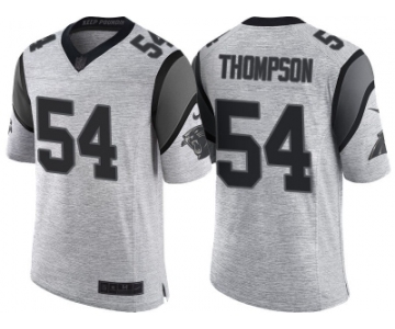 Nike Carolina Panthers #54 Shaq Thompson 2016 Gridiron Gray II Men's NFL Limited Jersey