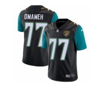 Men Nike Jacksonville Jaguars #77 Patrick Omameh Black Alternate Vapor Untouchable Limited Player NFL Jersey