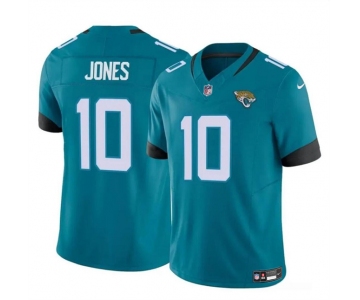 Men's Jacksonville Jaguars #10 Mac Jones Teal 2023 F.U.S.E Vapor Untouchable Limited Football Stitched Jersey