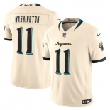 Men's Jacksonville Jaguars #11 Parker Washington Cream 2026 F.U.S.E. Rivalries Collection Limited Football Stitched Jersey Men's Jacksonville Jaguars #11 Parker Washington Cream 2026 F.U.S.E. Rivalries Collection Limited Football Stitched Jersey