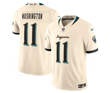 Men's Jacksonville Jaguars #11 Parker Washington Cream 2026 F.U.S.E. Rivalries Collection Limited Football Stitched Jersey