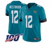 Men's Jacksonville Jaguars #12 Dede Westbrook Teal Green Alternate Vapor Untouchable Limited Player 100th Season Football Jersey