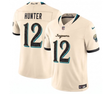 Men's Jacksonville Jaguars #12 Travis Hunter Cream 2026 F.U.S.E. Rivalries Collection Limited Football Stitched Jersey