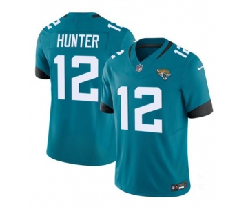 Men's Jacksonville Jaguars #12 Travis Hunter Teal 2025 Draft F.U.S.E. Vapor Untouchable Limited Football Stitched Jersey