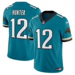 Men's Jacksonville Jaguars #12 Travis Hunter Throwback 2025 Draft Vapor Untouchable Football Stitched Jersey