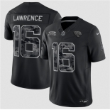 Men's Jacksonville Jaguars #16 Trevor Lawrence Black F.U.S.E. 2026 Salute to Service Limited Football Stitched Jersey