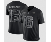 Men's Jacksonville Jaguars #16 Trevor Lawrence Black F.U.S.E. 2026 Salute to Service Limited Football Stitched Jersey Men's Jacksonville Jaguars #16 Trevor Lawrence Black F.U.S.E. 2026 Salute to Service Limited Football Stitched Jersey