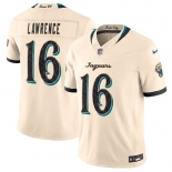 Men's Jacksonville Jaguars #16 Trevor Lawrence Cream 2026 F.U.S.E. Rivalries Collection Limited Football Stitched Jersey