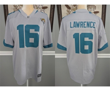 Men's Jacksonville Jaguars #16 Trevor Lawrence White Football Stitched Jersey