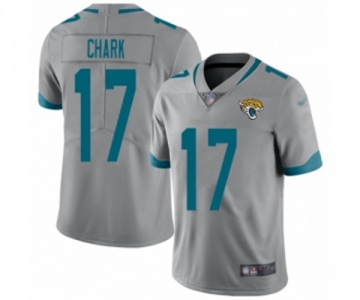 Men's Jacksonville Jaguars #17 DJ Chark Silver Inverted Legend Limited Football Jersey