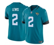 Men's Jacksonville Jaguars #2 Jourdan Lewis Teal 2025 F.U.S.E. Vapor Untouchable Limited Football Stitched Jersey