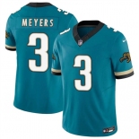 Men's Jacksonville Jaguars #3 Jokobi Meyers Teal 2025 F.U.S.E. Prowler Throwback Vapor Limited Football Stitched Jersey Men's Jacksonville Jaguars #3 Jokobi Meyers Teal 2025 F.U.S.E. Prowler Throwback Vapor Limited Football Stitched Jersey