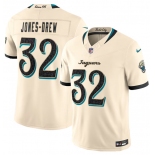 Men's Jacksonville Jaguars #32 Jahlani Tavai Cream 2026 F.U.S.E. Rivalries Collection Limited Football Stitched Jersey