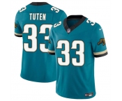 Men's Jacksonville Jaguars #33 Bhayshul Tuten Teal 2024 F.U.S.E. Prowler Throwback Vapor Limited Football Stitched Jersey