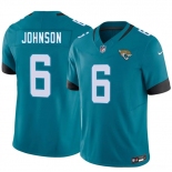 Men's Jacksonville Jaguars #6 Antonio Johnson Teal 2026 F.U.S.E. Vapor Untouchable Limited Football Stitched Jersey Men's Jacksonville Jaguars #6 Antonio Johnson Teal 2026 F.U.S.E. Vapor Untouchable Limited Football Stitched Jersey