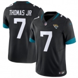 Men's Jacksonville Jaguars #7 Brian Thomas Jr. Black 2026 F.U.S.E. Vapor Untouchable Limited Football Stitched Jersey Men's Jacksonville Jaguars #7 Brian Thomas Jr. Black 2026 F.U.S.E. Vapor Untouchable Limited Football Stitched Jersey