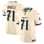 Men's Jacksonville Jaguars #71 Tony Boselli Cream 2026 F.U.S.E. Rivalries Collection Limited Football Stitched Jersey