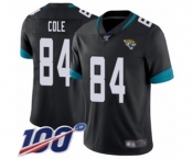 Men's Jacksonville Jaguars #84 Keelan Cole Black Team Color Vapor Untouchable Limited Player 100th Season Football Jersey