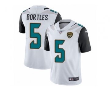 Men's Nike Jacksonville Jaguars #5 Blake Bortles White Vapor Untouchable Limited Player NFL Jersey