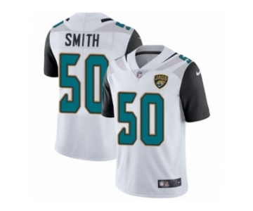 Men's Nike Jacksonville Jaguars #50 Telvin Smith White Vapor Untouchable Limited Player NFL Jersey