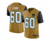 Men's Nike Jacksonville Jaguars #60 A. J. Cann Limited Gold Rush NFL Jersey