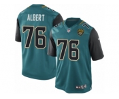 Men's Nike Jacksonville Jaguars #76 Branden Albert Limited Teal Green Team Color NFL Jersey