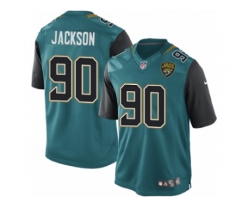 Men's Nike Jacksonville Jaguars #90 Malik Jackson Limited Teal Green Team Color NFL Jersey