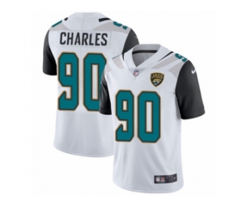 Men's Nike Jacksonville Jaguars #90 Stefan Charles White Vapor Untouchable Limited Player NFL Jersey