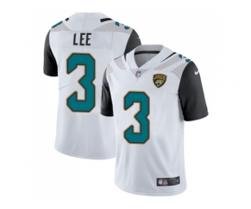 Nike Jacksonville Jaguars #3 Tanner Lee White Men Stitched NFL Vapor Untouchable Limited Jersey