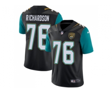 Nike Jacksonville Jaguars #76 Will Richardson Black Alternate Men Stitched NFL Vapor Untouchable Limited Jersey