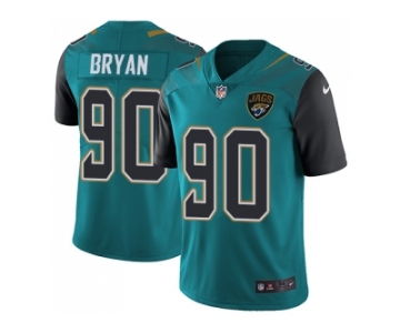 Nike Jacksonville Jaguars #90 Taven Bryan Teal Green Team Color Men Stitched NFL Vapor Untouchable Limited Jersey