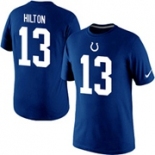 Mens Indianapolis Colts TY Hilton Nike Royal Blue Player Pride Name and Number T-Shirt