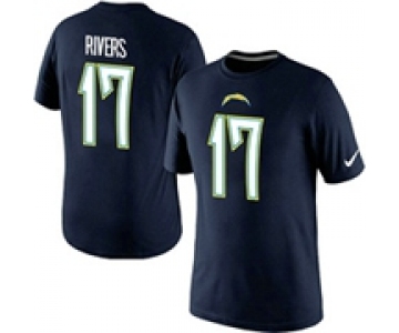 Nike San Diego Chargers Phillip Rivers Pride Name & Number T-Shirt D.Blue