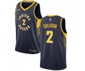 Youth Nike Indiana Pacers #2 Darren Collison Authentic Navy Blue Road NBA Jersey - Icon Edition