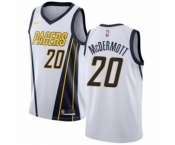 Youth Nike Indiana Pacers #20 Doug McDermott White Swingman Jersey - Earned Edition